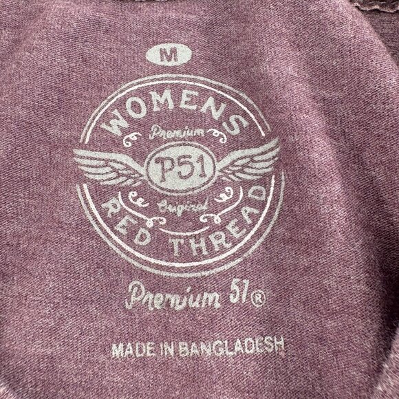 Red Thread Banff Canada Short-Sleeve T-Shirt Women's size Medium Purple Cotton - Picture 2 of 5